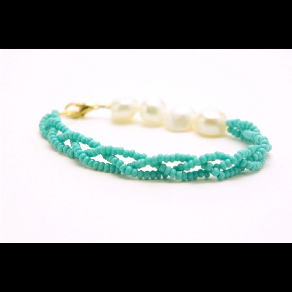 Turks & Caicos Beaded Bracelet with Pearls